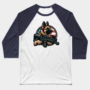 Tactical German Shepard Puppy Baseball T-Shirt